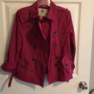 Burberry Nylon Cropped Trench